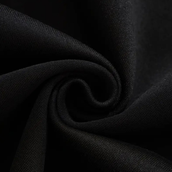 Black hoodie with white lettering on front. It will keep you warm this winter. - Picture 3 of 4